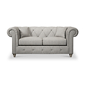 Everett 2 Seater Sofa Graphite Washed Oak Feet from Roseland Furniture