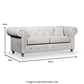 Everett 3 Seater Sofa Ash Washed Oak Feet from Roseland Furniture