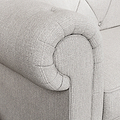 Everett 3 Seater Sofa Ash Washed Oak Feet from Roseland Furniture