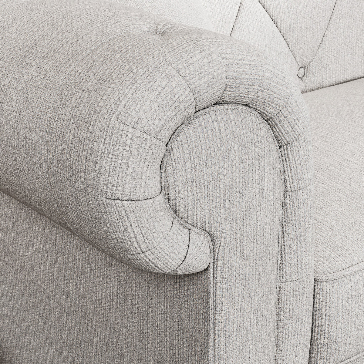 Everett 3 Seater Sofa Ash Washed Oak Feet from Roseland Furniture