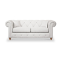 Everett 3 Seater Sofa Ash Walnut Feet from Roseland Furniture