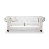 Everett 3 Seater Sofa Ash Walnut Feet from Roseland Furniture