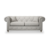 Everett 3 Seater Sofa Graphite Washed Oak Feet from Roseland Furniture