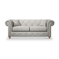 Everett 3 Seater Sofa Graphite Walnut Feet from Roseland Furniture