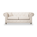 Everett 3 Seater Sofa Oyster Washed Oak Feet from Roseland Furniture