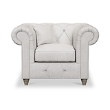 Everett Armchair Ash Washed Oak Feet from Roseland Furniture