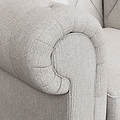 Everett Armchair Ash Washed Oak Feet from Roseland Furniture