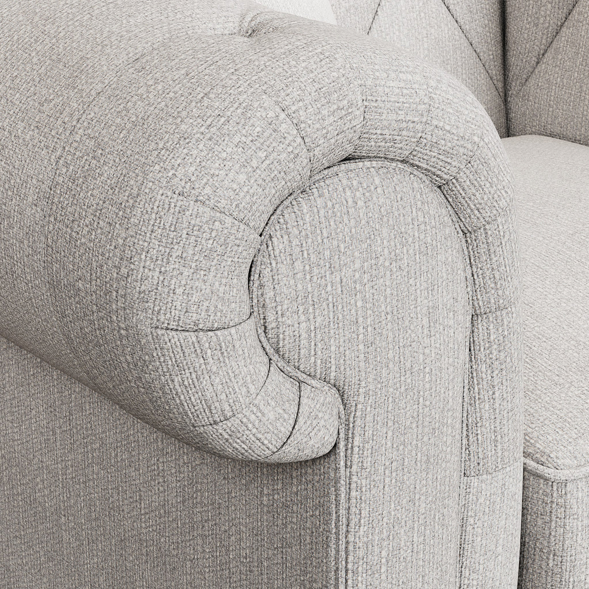 Everett Armchair Ash Washed Oak Feet from Roseland Furniture