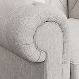 Everett Armchair Ash Washed Oak Feet from Roseland Furniture