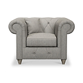 Everett Armchair Graphite Washed Oak Feet from Roseland Furniture