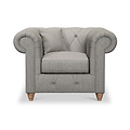 Everett Armchair Graphite Walnut Feet from Roseland Furniture