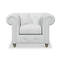 Everett Armchair Light Blue Washed Oak Feet from Roseland Furniture