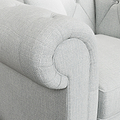 Everett Armchair Light Blue Washed Oak Feet from Roseland Furniture