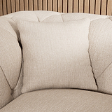 Everett Armchair Oyster Washed Oak Feet from Roseland Furniture