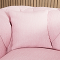 Everett Armchair Pink Washed Oak Feet from Roseland Furniture