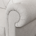 Everett Corner Sofa LH Ash Walnut Feet from Roseland Furniture