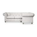 Everett Corner Sofa RH Ash Washed Oak Feet from Roseland Furniture