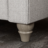 Everett Corner Sofa RH Ash Washed Oak Feet from Roseland Furniture