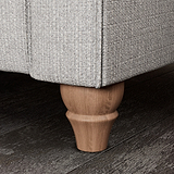 Everett Corner Sofa RH Ash Walnut Feet from Roseland Furniture