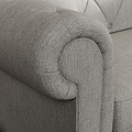 Everett Corner Sofa RH Graphite Washed Oak Feet from Roseland Furniture