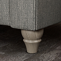 Everett Corner Sofa RH Graphite Washed Oak Feet from Roseland Furniture