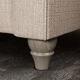 Everett Corner Sofa RH Oyster Washed Oak Feet from Roseland Furniture