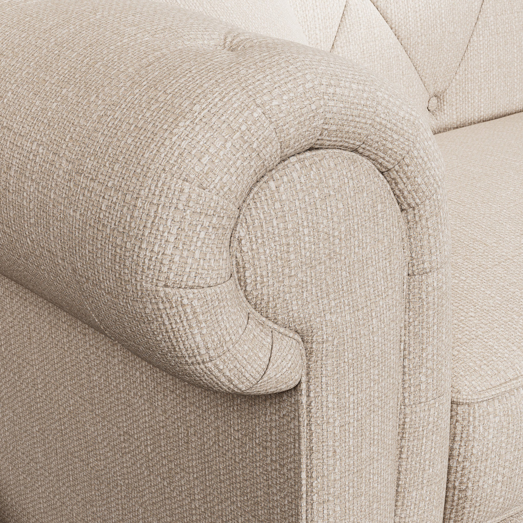 Everett Corner Sofa RH Oyster Washed Oak Feet from Roseland Furniture