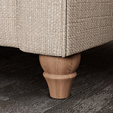 Everett Corner Sofa RH Oyster Walnut Feet from Roseland Furniture