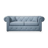 Everett 3 Seater Sofa Bed Deep Blue from Roseland Furniture
