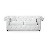Everett 3 Seater Sofa Bed Light Blue from Roseland Furniture
