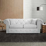 Everett 3 Seater Sofa Bed Light Blue from Roseland Furniture