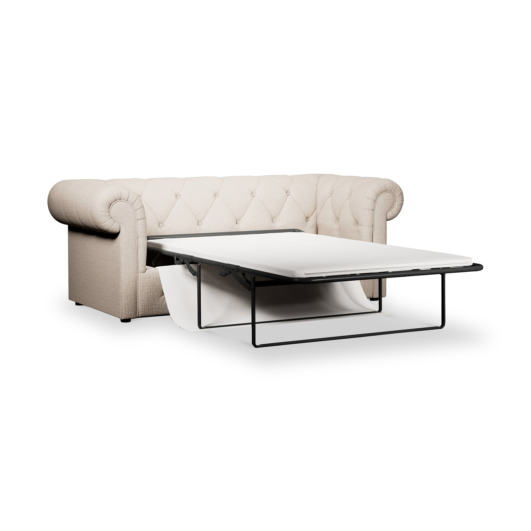 Everett 3 Seater Sofa Bed Oyster from Roseland Furniture