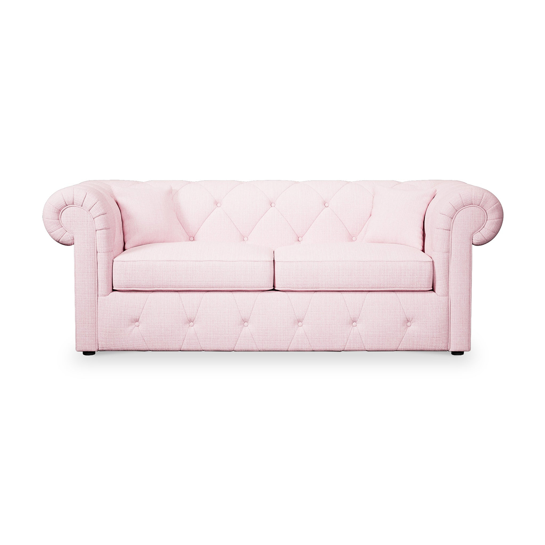 Everett 3 Seater Sofa Bed Pink from Roseland Furniture