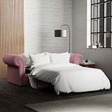 Everett 3 Seater Sofa Bed Pink from Roseland Furniture