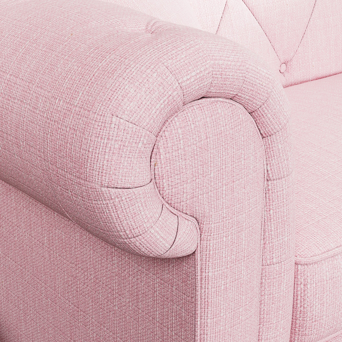 Everett 3 Seater Sofa Bed Pink from Roseland Furniture