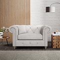 Everett Snuggler Chair Ash Washed Oak Feet from Roseland Furniture