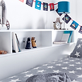 Daltrey White Single Mid Sleeper Bed
