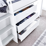 Daltrey White Single Mid Sleeper Bed