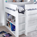 Daltrey White Single Mid Sleeper Bed