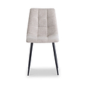 Edie Linen Quilted Back Dining Chair