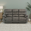 Fraser Grey Fabric Electric Reclining 3 Seater Sofa from Roseland Furniture
