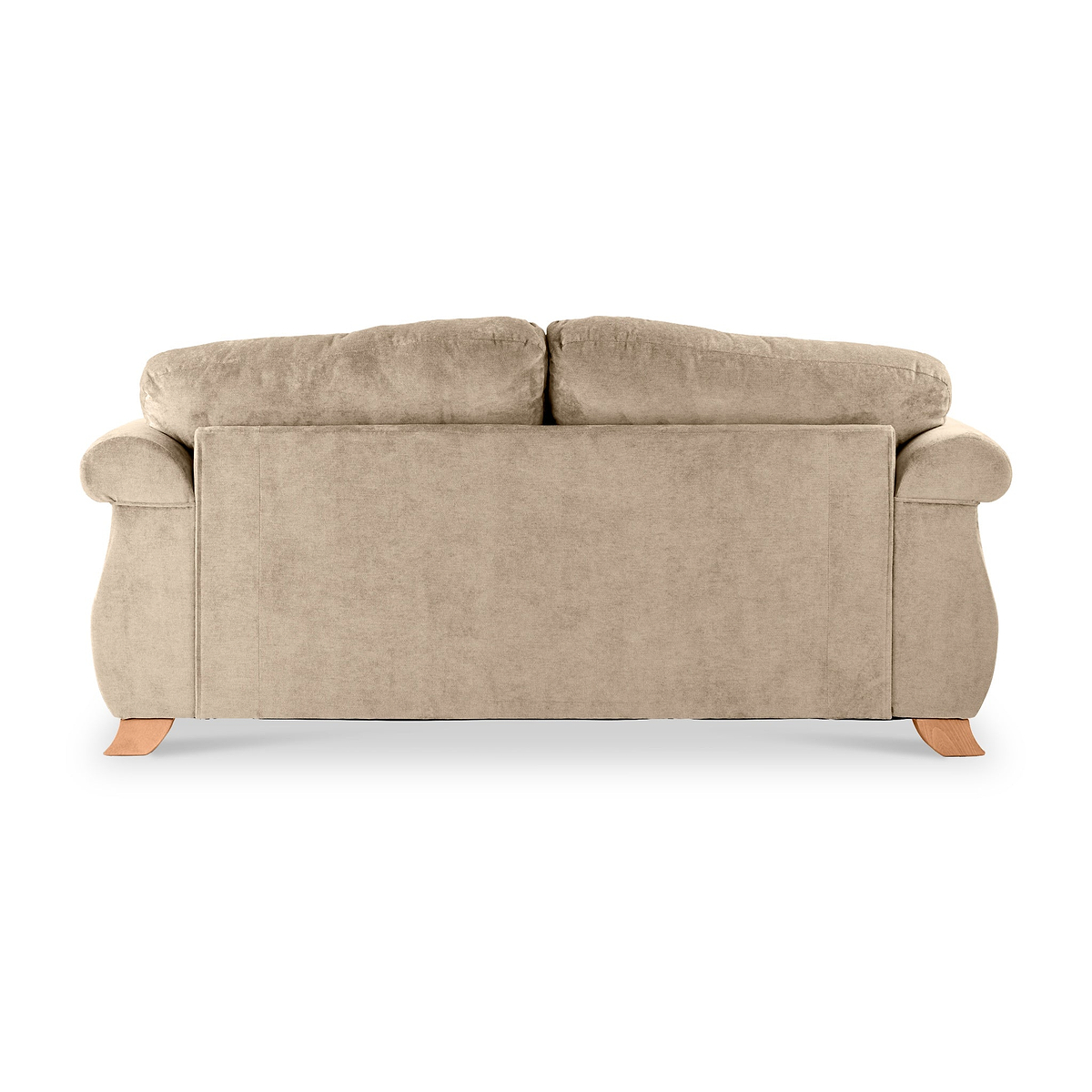 Ashwood-3-seater-sofa-burnt-orange-cushions-mink from Roseland Furniture