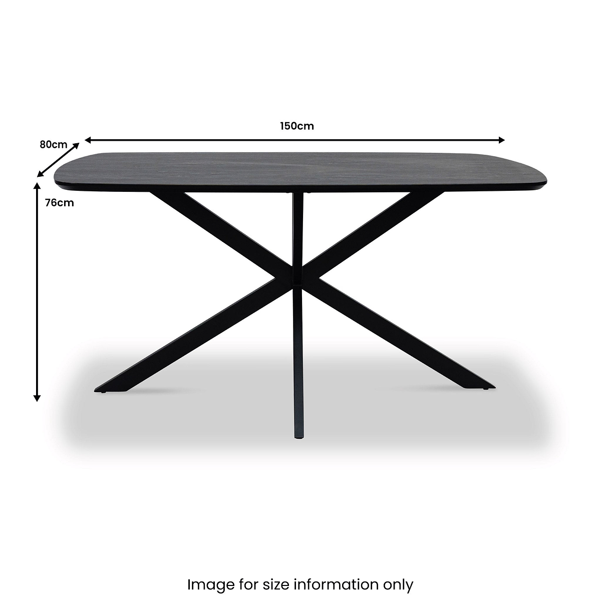 Rivelle 150cm Dining Table from Roseland Furniture