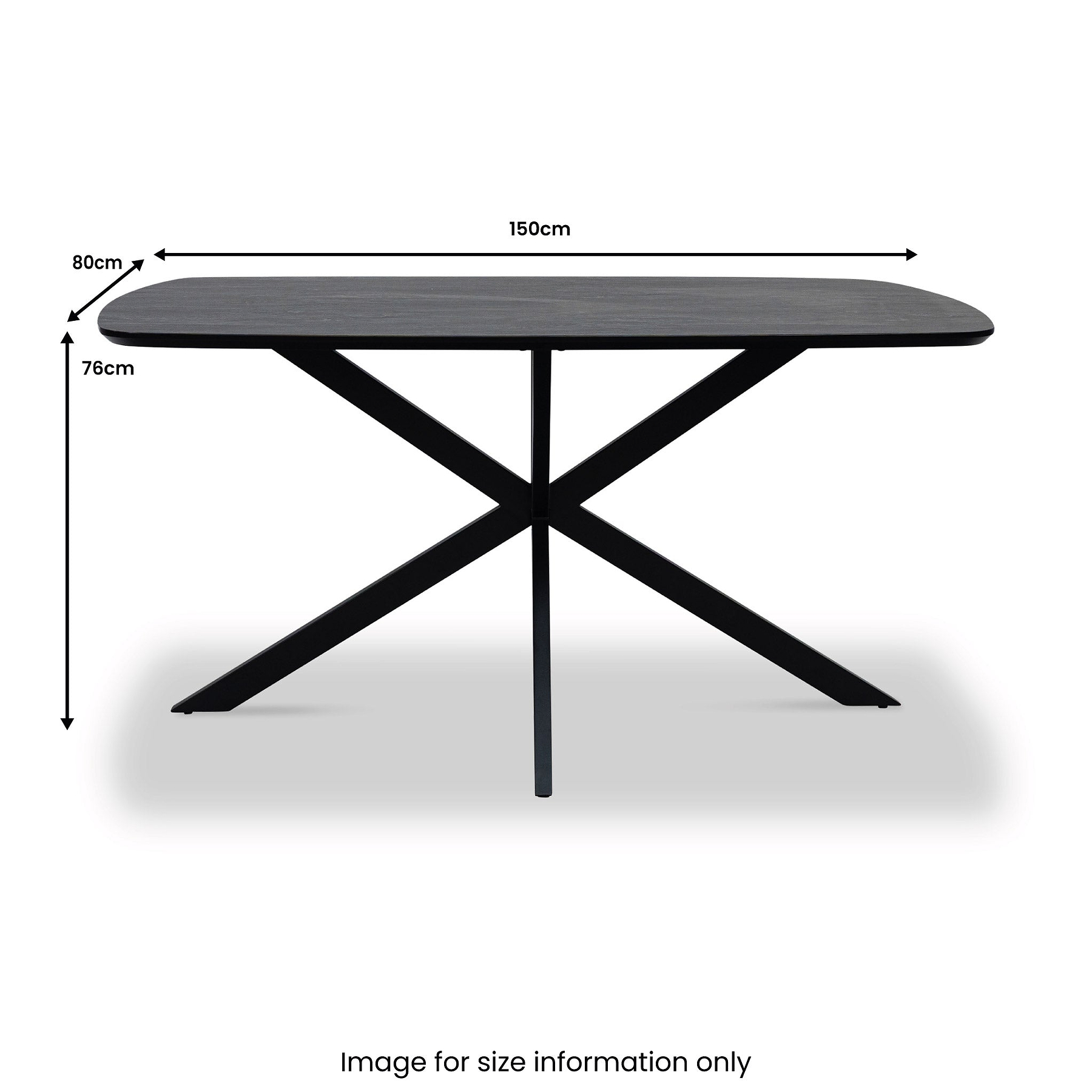 Rivelle 150cm Dining Table from Roseland Furniture