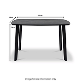 Rivelle 120cm Dining Table from Roseland Furniture