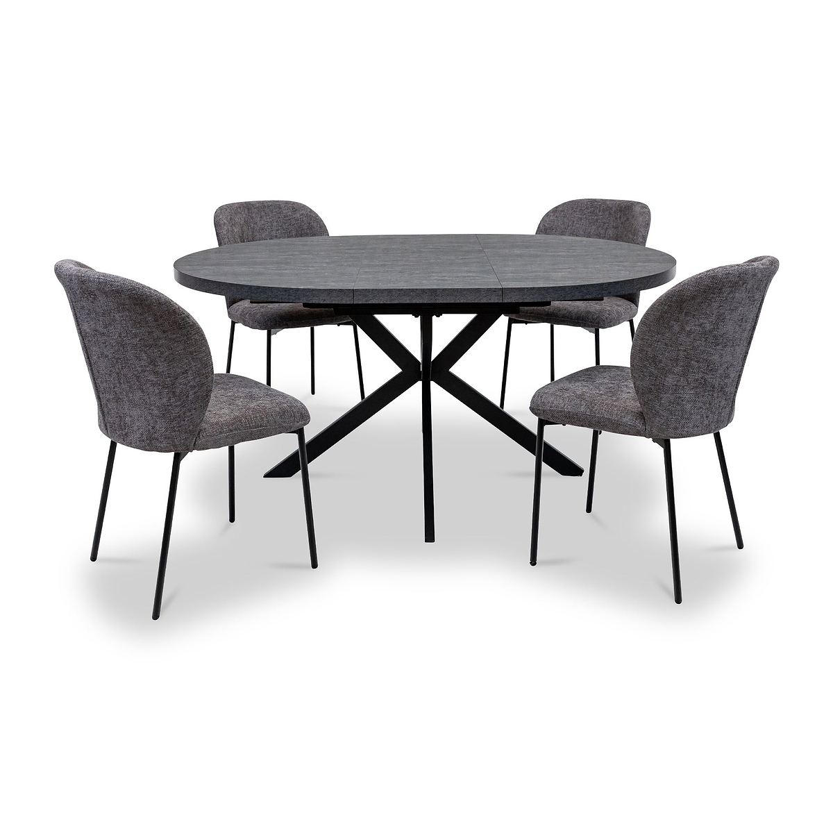 Rivelle 120 160cm Extending Round Dining Table from Roseland Furniture
