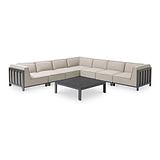 Maze Ibiza Large Outdoor Corner Sofa Set With Square Table from Roseland Furniture