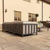 Maze Ibiza Large Outdoor Corner Sofa Set With Square Table