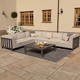 Maze Ibiza Outdoor Medium Corner Sofa Set With Square Table from Roseland Furniture