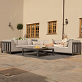 Maze Ibiza Outdoor Medium Corner Sofa Set With Square Table 